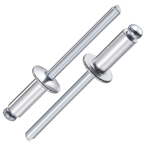 Wensilon (250Pcs) 3/16"x1/2" Aluminum blind pro Rivets,Aluminum Grip and Steel Mandrel