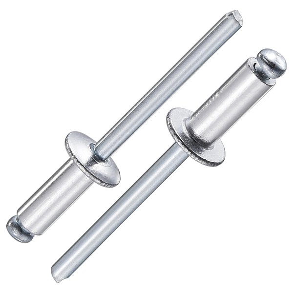 Wensilon (250Pcs) 3/16"x1/2" Aluminum blind pro Rivets,Aluminum Grip and Steel Mandrel