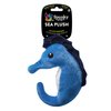 Spunky Pup Sea Plush Dog Toy | Furry, Squeaky & Floatable Dog Toy | Medium Seahorse