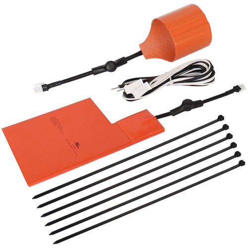 Battery Heater Pad&Oil Heater Kit for Generac,Oil Filter Heater Kit for Generac 7102 Battery Pad Warmer for Generac 7101 9KW-22KW Air Cooled Standby Generators Pad,Outdoor Cold Weather Kit for Generac