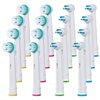 Replacement Toothbrush Heads for Oral B Braun - Ortho and Power Tip Brush Heads Compatible with Oralb Electric Toothbrush - Good for Braces, Crowns, Bridges 20 Pk. Fit The Oral-B Pro 1000, Kids Plus