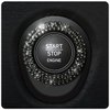 Blinglife Car Engine Start Stop Ignition Button Logo Sticker, Shiny Crystal Rhinestone One Touch Switch Button Trim Ring for Car Key Ignition 1.25" ID x 1.65" OD (Black Diamond)