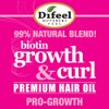 Difeel Growth & Curl Biotin Premium Hair Oil 8 oz.