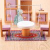 Zerodeko Miniature Doll Clothes Rack, Doll Closet Garment Hanger Rack Doll Clothe Display Rack Mini Jewelry Organizer Furniture Accessories () Baby Clothes Doll House