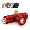 Rypet Guinea Pig Tunnels & Tubes Collapsible 3 Way Small Animals Hideaway Activity Tunnel Toys for Guinea Pig Chinchilla Ferret Hamster