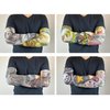 iToolai Temporary Tattoo Sleeves for Men, 8 pcs Set UV Protection Cooling Tattoo Arm Sleeves Slip on(Buddha Designs)