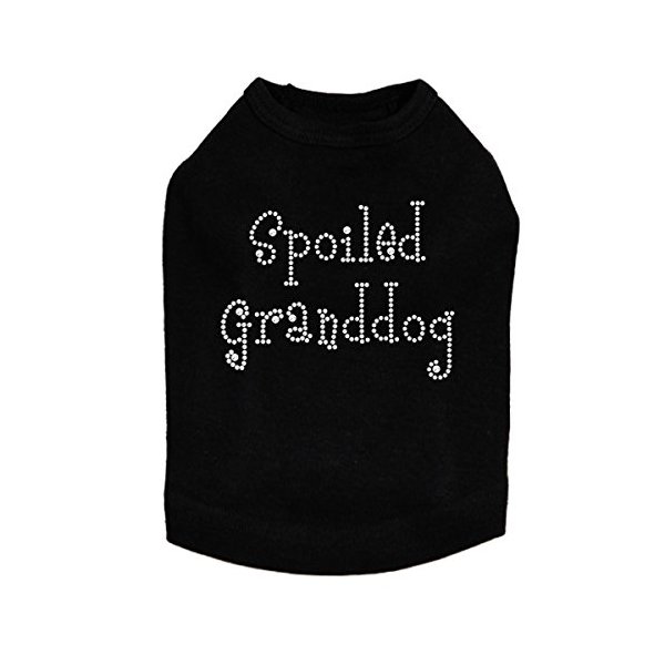 Spoiled Granddog Dog Shirt M BLACK