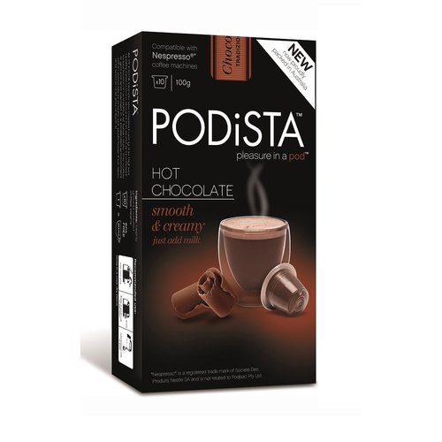 Nespresso Original Line Compatible Capsules Hot Chocolate Hot Cocoa Pods - Smooth & Creamy - 20 Pod Package