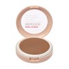 Ruby Kisses Face Powder Foundation, Pressed Compact Makeup Setting Powder, Full Coverage Matte Lightweight, Long-Lasting, Perfect Finishing Powder, Convenient, Sponge & Mirror Included (Chestnut)