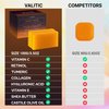 VALITIC Kojic Acid Vitamin C and Retinol Soap Bars with Turmeric for Dark Spot - Original Japanese Complex Infused with Collagen, Hyaluronic Acid, and Vitamin E (2 Pack)