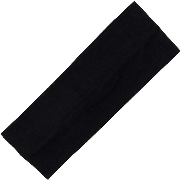 3" Cotton Headbands Pack Stretch Elastic Yoga Soft and Stretchy Sports Sweatbands Fashion Headband for Teens Women Girls by Kenz Laurenz (1 pc Headbands, Black)
