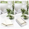 Guest Paper Towels Holder for Bathroom Flat Napkin Holder Tray White Wooden Napkin Holder Tray for Table Countertop Modern Napkin Holder Basket Kitchen Towel Dispenser Wood Napkin Holder Caddy