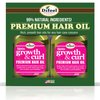 Difeel Biotin Growth & Curl Premium Hair Oil 7.1 oz. - Deluxe 2-PC Gift Set