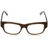 A.J. Morgan Brody 1.00 Wayfarer Reading Glasses, Pearl Brown, 51 mm + 1