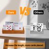 icnjdMopclean Card Holders for Playing Cards Set of 2, Playing Card Holder, Wood Playing Card Holders for Adults, Seniors, Kids, Canasta Card Holder