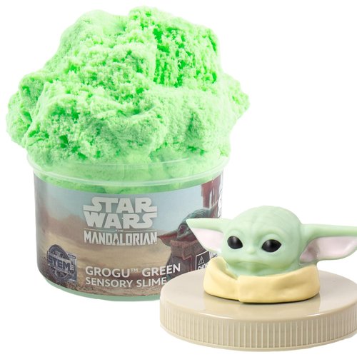 STAR WARS™ The Mandalorian Grogu Green Slime, 8oz Star Wars Slime, Pre-Made Slime, Party Favors for Kids, Perfect for Goodie Bags, Desk Toys, Star Wars Merch, Star Wars Toys