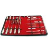 G.S 30 PCS Oral Dental Extraction EXTRACTING Forceps Elevators Mirrors with Scalpel Blades #22