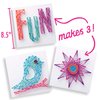 Craft-tastic DIY String Art – Craft Kit for Kids – Everything Included For 3 Fun Arts & Crafts Projects – Bird Series