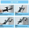 Portable Door Lock, Upgrade Travel Lockdown Security Door Locker, Home Safety Privacy Door Locker for Traveling Hotel Apartment College