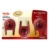 Korky Korky-2001TP 2001TP Universal Toilet Tank Flapper (3 Pack) -Easy to Install-Long Lasting All Rubber Seal-Made in USA, Red, 3 Count