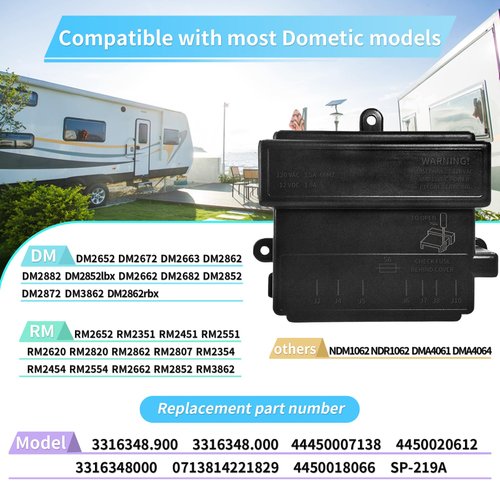 𝟐𝟎𝟐𝟒 𝙐𝙥𝙜𝙧𝙖𝙙𝙚𝙙 RV Fridge Circuit Board 3316348.900 Compatibility with Dometic ,Fit For Dometic DM2652 RM2652 RM2852 Etc.Replacement for Dometic Control Board:3316348.000.3-Year Warranty