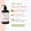 milk + honey Liquid Hand Soap No. 35, Moisturizing Hand Soap with Blood Orange, Lemongrass, and Ginger, Bright and Citrus Natural Hand Soap, 12 Fl Oz