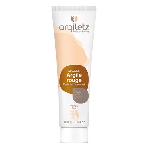Argiletz red clay face mask for sensitive skin 100g / 3.53 fl.oz. 100% sourced and produced in France. Finest grade of clay.