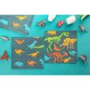 Dino Napkins - 100-Pack Dinosaur Fossil Skeleton Disposable Paper Napkins, Kids Birthday Dinosaur Party Supplies, Luncheon Size Folded 6.5 x 6.5 Inches