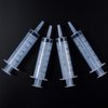 Frienda Large Plastic Syringe 4 Pack Measuring Syringe Tools Dispensing Multiple Uses(60 ml)