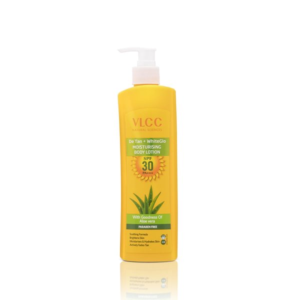 VLCC DeTan + WhiteGlo Moisturising Body Lotion SPF 30 PA+++(350ml)