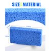Maryton New Sharper Pumice, Professional Pedicure Tools Foot Scrubber Salon Disposable Pumice Stone Callus Remover for Feet, 40Pcs (Blue)