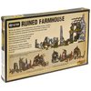WarLord Bolt Action Ruined Farmhouse 1:56 WWII Military Wargaming Diorama Plastic Model Kit, Small