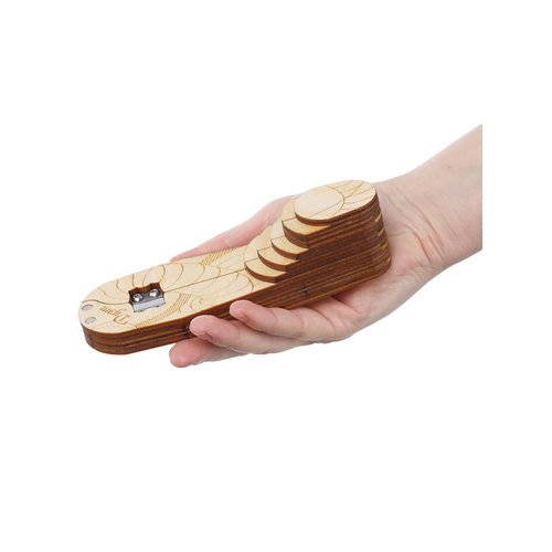 Shamanicshop Jew's Harp by Glazyrin/Duet / (in a wooden case) - Professional mouth musical instrument, beautiful sound, excellent quality, original in Russian (jaw harp, maultrommel, dan moi)