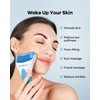 BearKig Ice Roller, Ice Roller for Face, Ice Face Roller, Cold Facial Ice Roller Massager for Eye Puffiness, Women's Gifts, Migraine, TMJ Pain Relief & Minor Injuries, Skin Care Products (Blue)