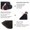 Kinky Curly Human Hair Bundles Natural Black Curly Wave Bundles Human Hair 24 24 24 Inch Brazilian Curly Bundles Hair Weave Healthy and Soft 3 Bundles Remy Hair Extensions