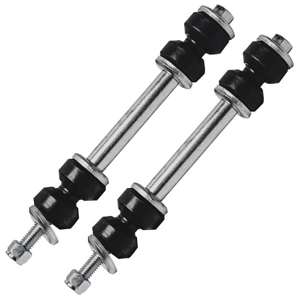 Detroit Axle - Front Sway Bars for Chevy Silverado Sierra Suburban GMC Yukon XL 1500 Tahoe Avalanche Cadillac Escalade ESV EXT, 2 Sway Bar End Links Pair Set Replacement