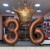 Dark Brown 5 Balloon, Coffee Brown Number Balloons 40 Inch, Chocolate Brown 5th Birthday Balloon Decorations, Dark Brown Party Supplies, 5 Number Balloons, Number 5 Balloon