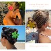 Hair Claw Clips 8PCS Flower Hair Clips for Women and Girls, Strong Hold Matte Claw Flower Shaped Hair Clips for Women Thick Hair and Thin Hair