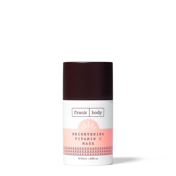 frank body Brightening Vitamin C Face Mask | Cruelty Free Face Mask Brightens, Exfoliates, and Detoxifies Skin with Glycolic Acid, Papaya & Pineapple Extract, and Kakadu Plum 1.69 fl oz / 50 mL