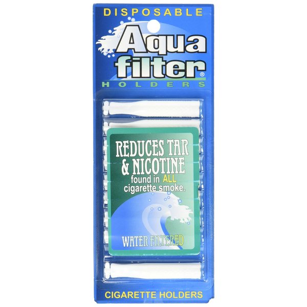 Aqua Filter Disposable Water Filtered Holders 10 ea(pack of 6)