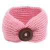 Qandsweet Baby Turban Head Wrap Headbands Girl Knitting Button Hairbands