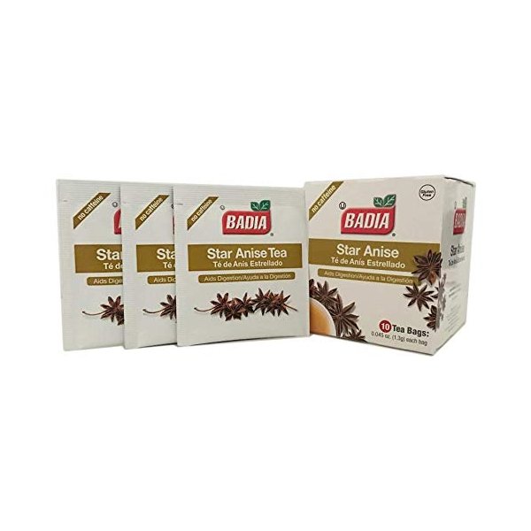 6 Boxes Star Anise Tea Digestive Heartburn aid/ Anis Estrellado Te Digestivo