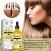 2PC Veganic Natural Hair Growth Oil, veganic hair growth oil Rosemary Oil for Hair Growth Organic,veganic hair oil for dry damaged hair and growth (60ml *2PC)