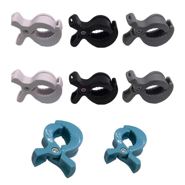 MILE 8 Pack Color Mixing Stroller Clips Pegs to Hook Muslin and Toys Seat Cover Blanket Clips Plastic Universal Clip