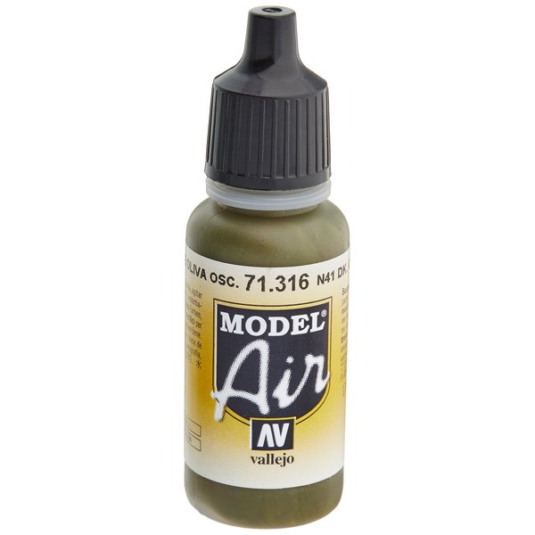 Vallejo N.41 Dark Olive Drab Paint