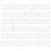 Tyqour 12Pairs Eyebrow Stencils Stickers Disposable Eye Brow Stencil Kits Adhesive Eyebrow Stencils Disposable Eyebrow Template for Brows Shaping