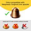 JNIHEEP Coffee Pod Holder Stainless Steel Adhesive Capsule Holder for Nespresso Pods,Vertically or Horizontally Mounted on Walls or Under Cabinets,15.75" L by 2.38" 4 Packs Storage Holds 44