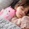 Sausudols Long Cat Plush Body Pillow, Cute Cat Plush Toy Pillows with Wings, Stuffed Animals Kitten Soft Plushies Gifts for Kids Girls Girlfriend(Pink, 19.6in/50cm)
