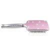 Fashion Pink Crystal Paddle Brush,Exclusive Blingbling Hair Brush,Massage Air Cushion Rhinestone Hair Comb For Women
