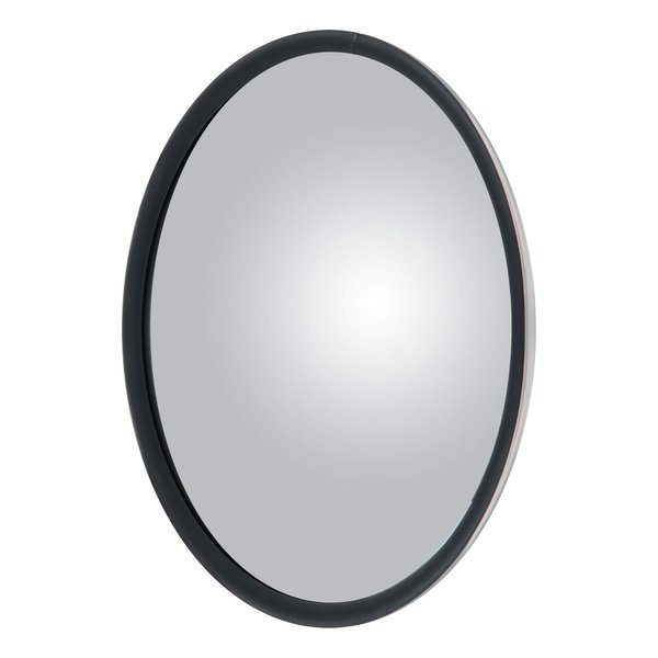 Retrac 609838 7-1/2-Inch Stainless Steel Offset-Mount Convex Mirror Head with J-Bracket, Universal Driver or Passenger Side